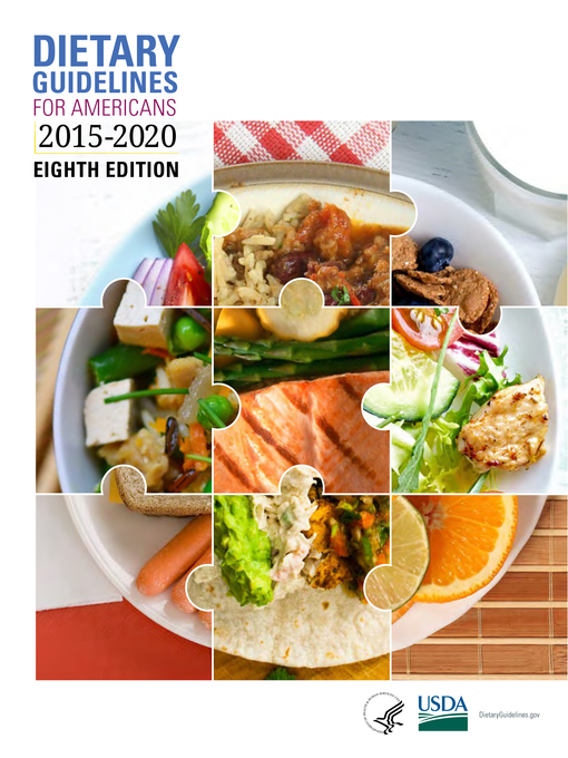 תמונה של  Dietary Guidelines for Americans 2015-2020